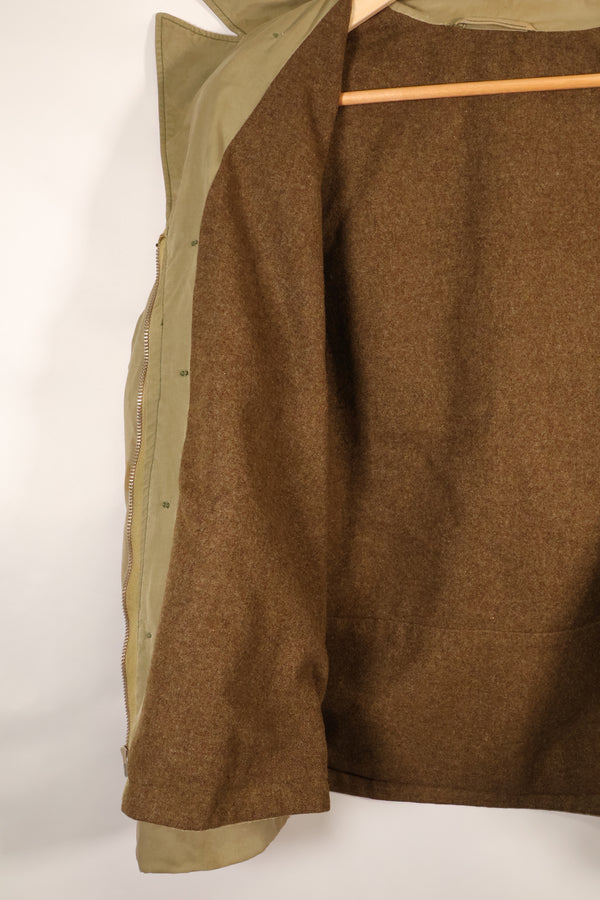 Early 1940s, around 42 to 44 U.S. Army M-1941 Field Jacket, Wool Lining, Used