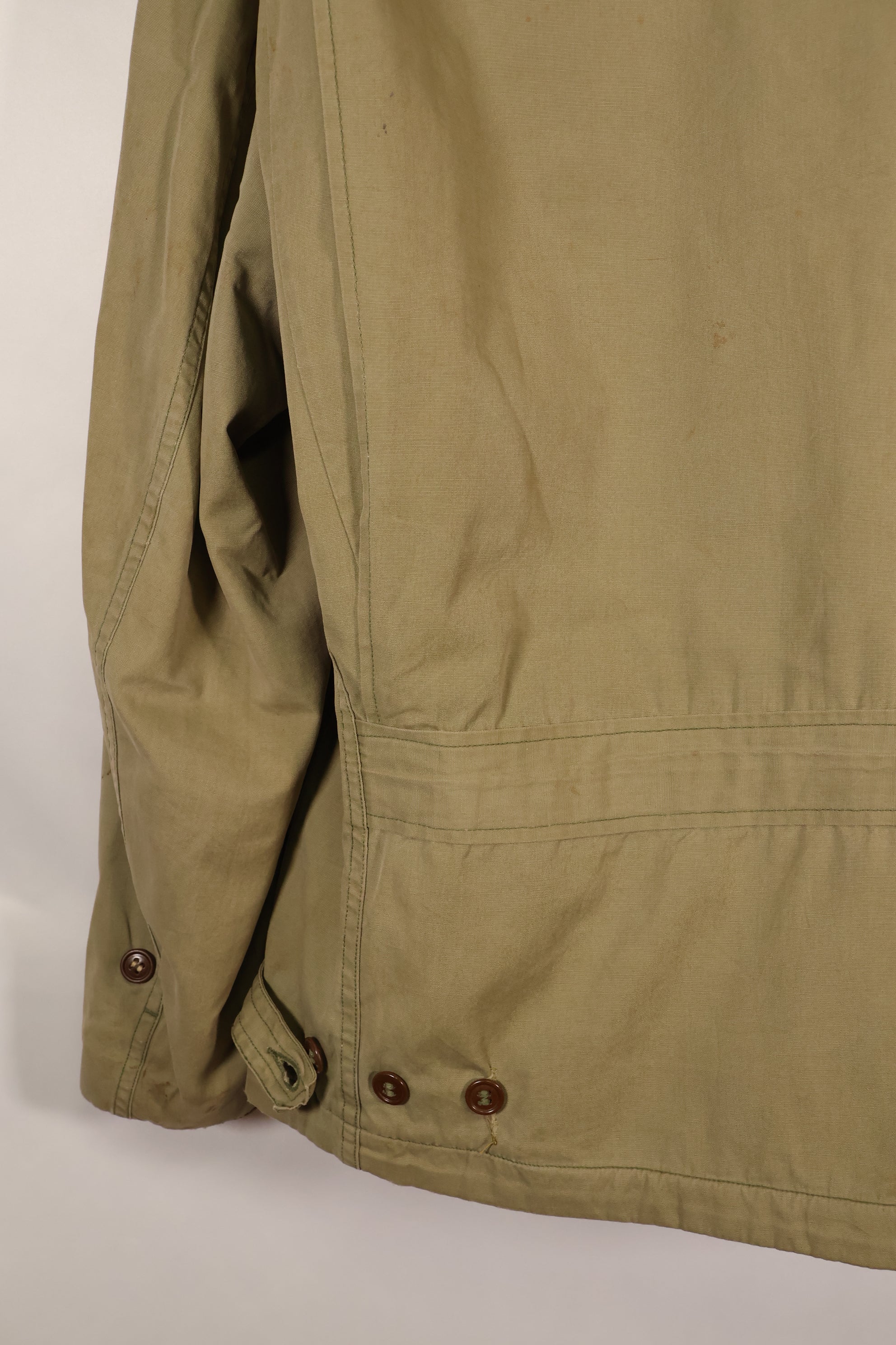 Early 1940s, around 42 to 44 U.S. Army M-1941 Field Jacket, Wool Lining, Used