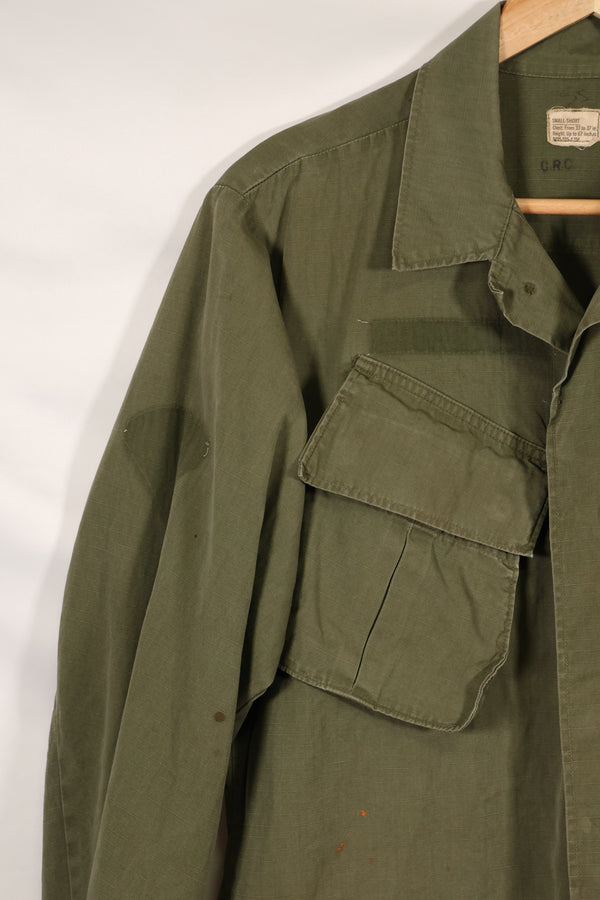 Circa 1969 S-S Size 4th Model Jungle Fatigue Jacket Used Film Company Release H