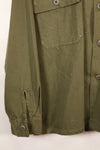 ทศวรรษ 1960, ขนาดประมาณ MEDIUM, OG-107, เสื้อยูทิลิตี้, ทรงตัดเย็บหายาก, มีแพทช์ที่ติดเพิ่มภายหลัง, มือสอง
