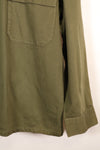 ทศวรรษ 1960, ขนาดประมาณ MEDIUM, OG-107, เสื้อยูทิลิตี้, ทรงตัดเย็บหายาก, มีแพทช์ที่ติดเพิ่มภายหลัง, มือสอง