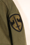 ทศวรรษ 1960, ขนาดประมาณ MEDIUM, OG-107, เสื้อยูทิลิตี้, ทรงตัดเย็บหายาก, มีแพทช์ที่ติดเพิ่มภายหลัง, มือสอง
