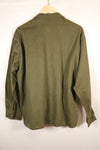 ทศวรรษ 1960, ขนาดประมาณ MEDIUM, OG-107, เสื้อยูทิลิตี้, ทรงตัดเย็บหายาก, มีแพทช์ที่ติดเพิ่มภายหลัง, มือสอง