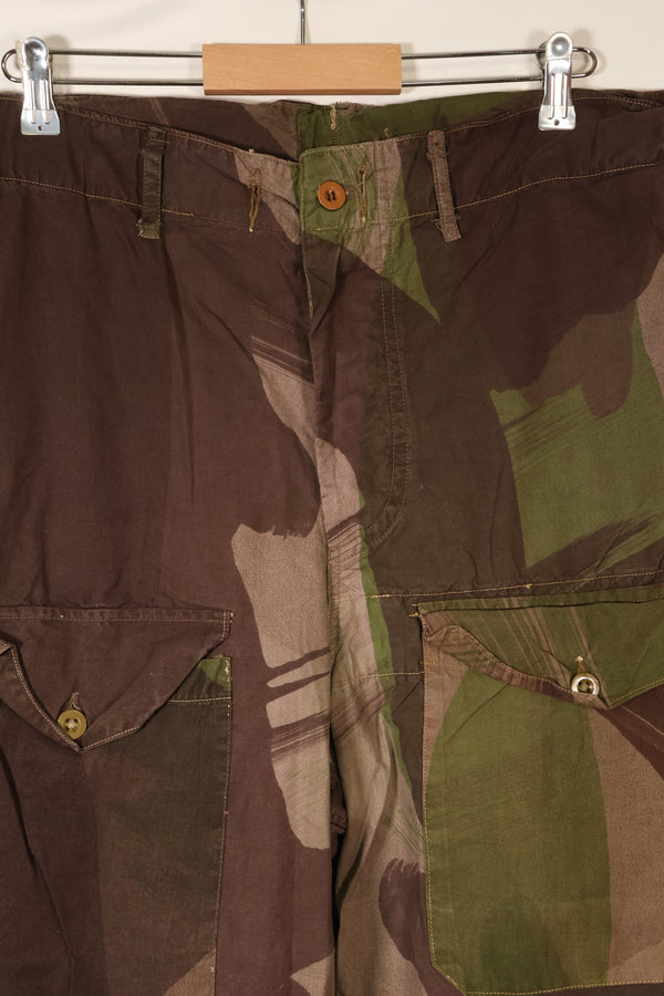 1940s, WWII, British SAS, Windproof Camouflage, Camouflage Pants, Customized, Used
