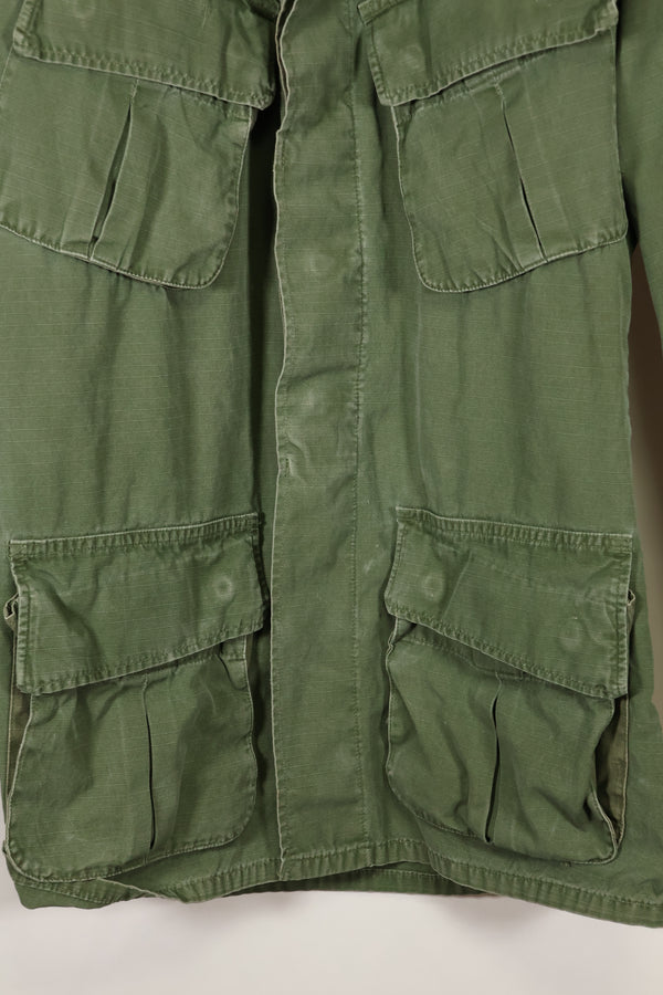 circa 1967-68 size unknown 4th model jungle fatigues jacket, used, released by a movie company.