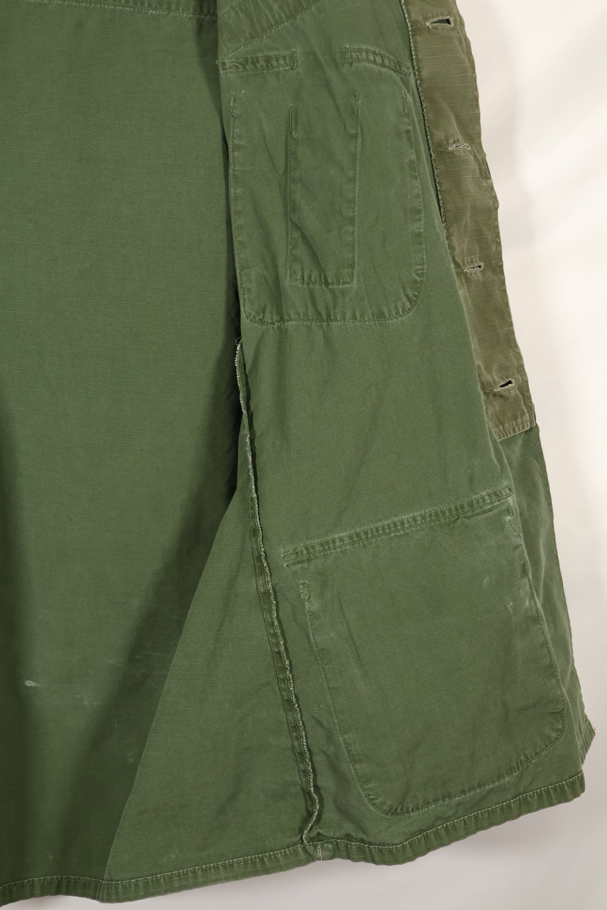 circa 1967-68 size unknown 4th model jungle fatigues jacket, used, released by a movie company.