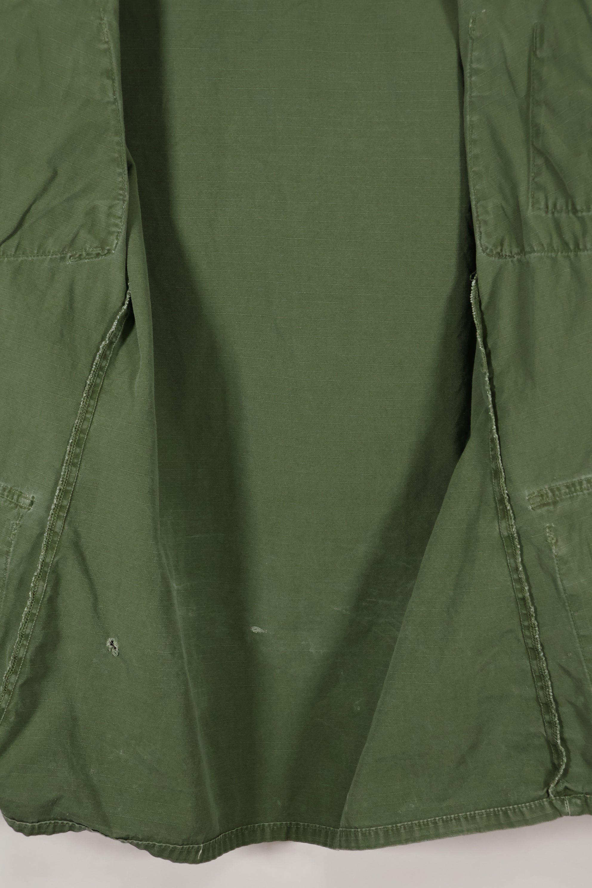circa 1967-68 size unknown 4th model jungle fatigues jacket, used, released by a movie company.
