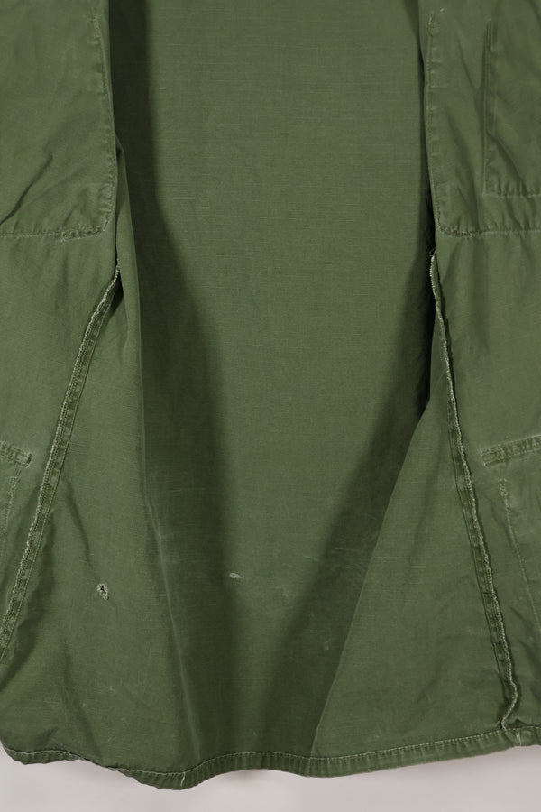 circa 1967-68 size unknown 4th model jungle fatigues jacket, used, released by a movie company.