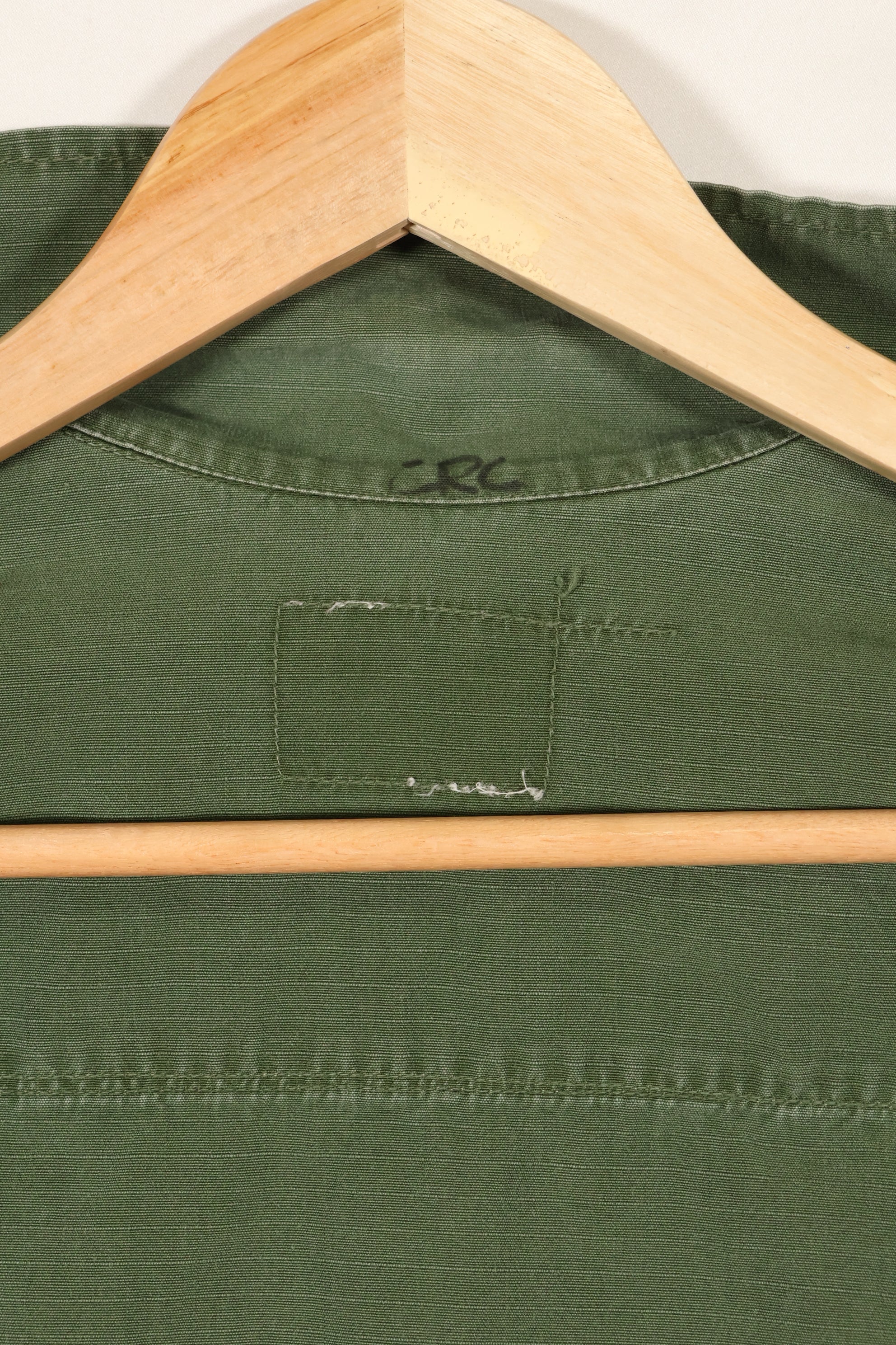 circa 1967-68 size unknown 4th model jungle fatigues jacket, used, released by a movie company.