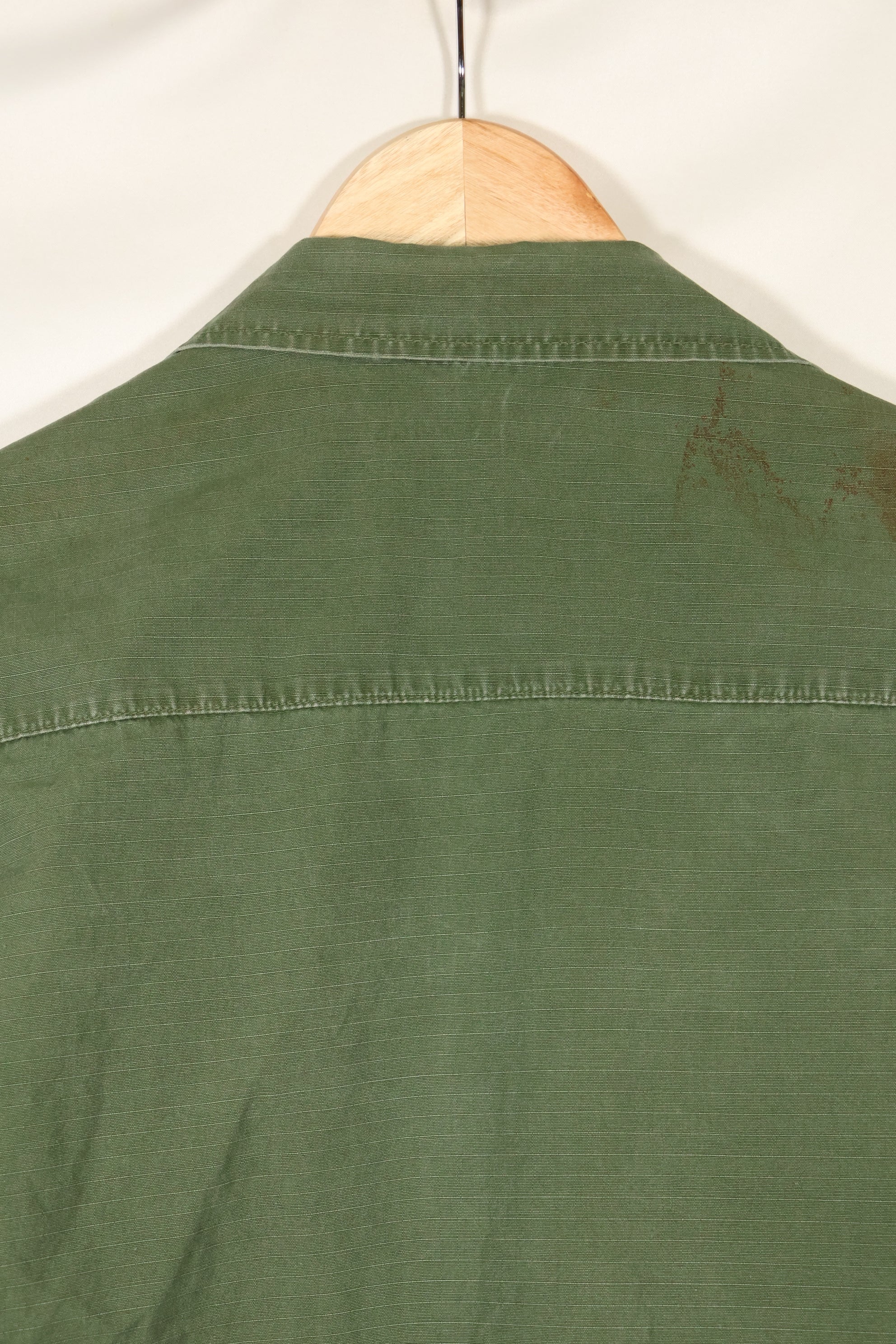 circa 1967-68 size unknown 4th model jungle fatigues jacket, used, released by a movie company.