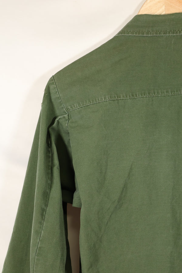 circa 1967-68 size unknown 4th model jungle fatigues jacket, used, released by a movie company.