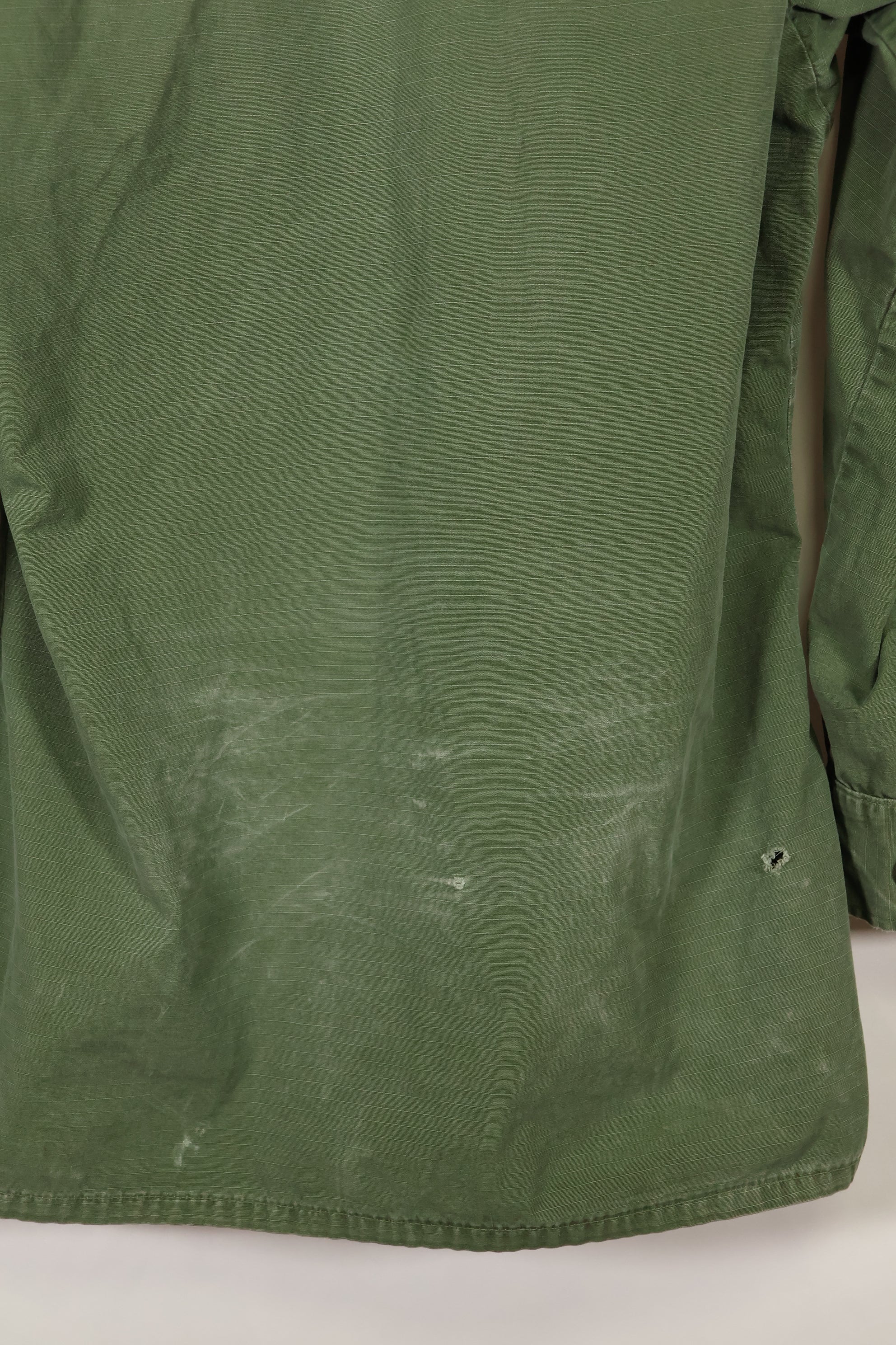 circa 1967-68 size unknown 4th model jungle fatigues jacket, used, released by a movie company.