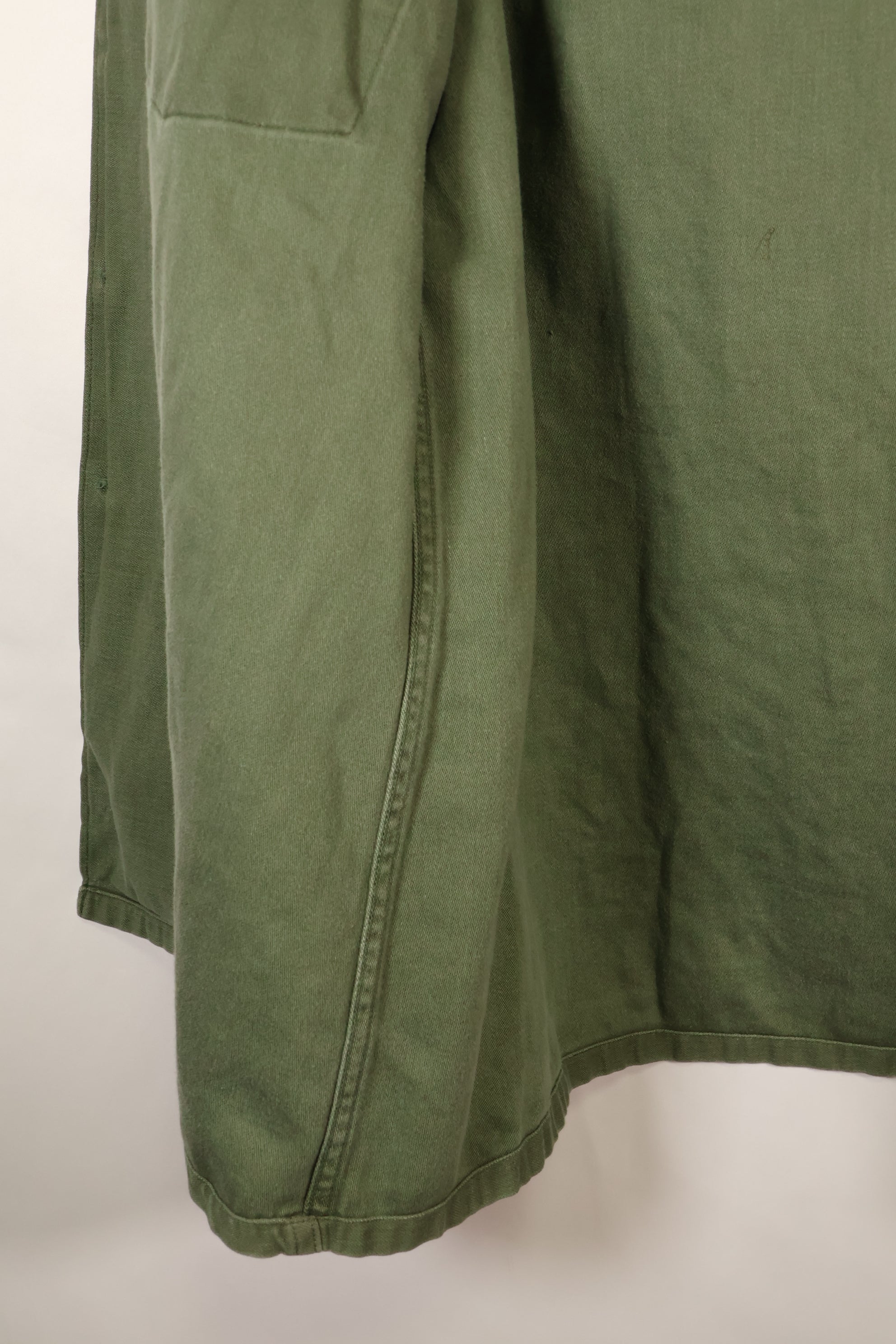 1968 Contract, Estimated Size: MEDIUM, OG-107, Utility Shirt, Aftermarket Patch, Used
