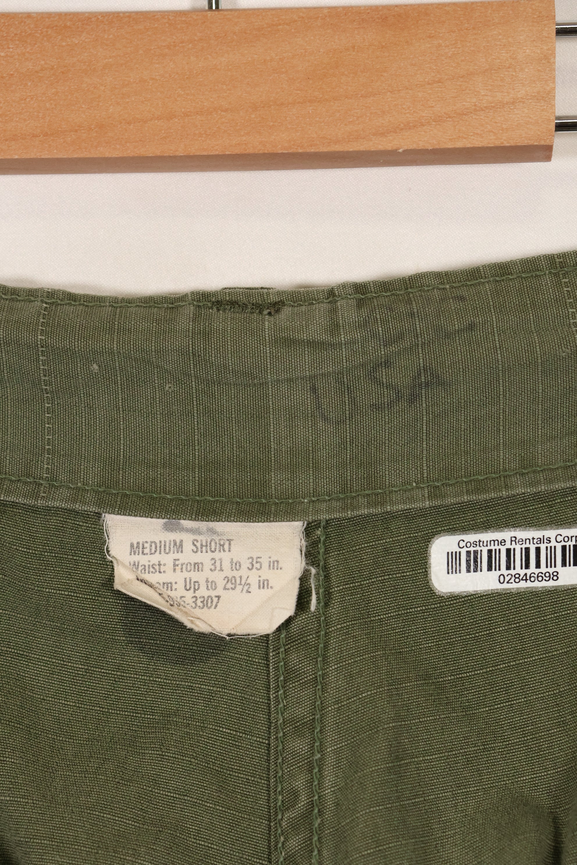 1969年頃　M-Sサイズ　4th Model ジャングルファティーグ　パンツ　中古品　映画会社放出