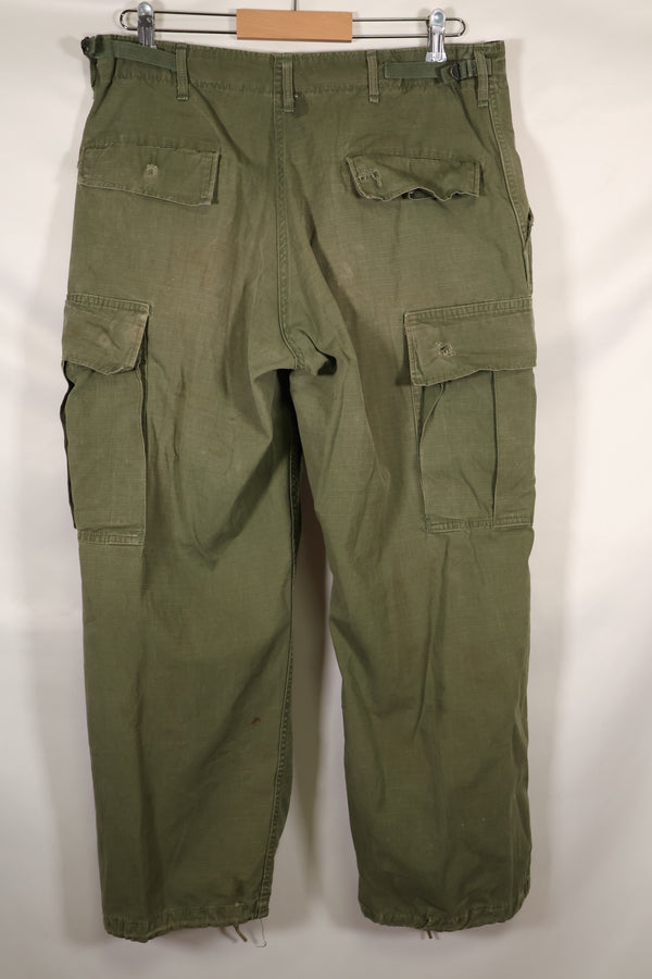 1969年頃　M-Sサイズ　4th Model ジャングルファティーグ　パンツ　中古品　映画会社放出