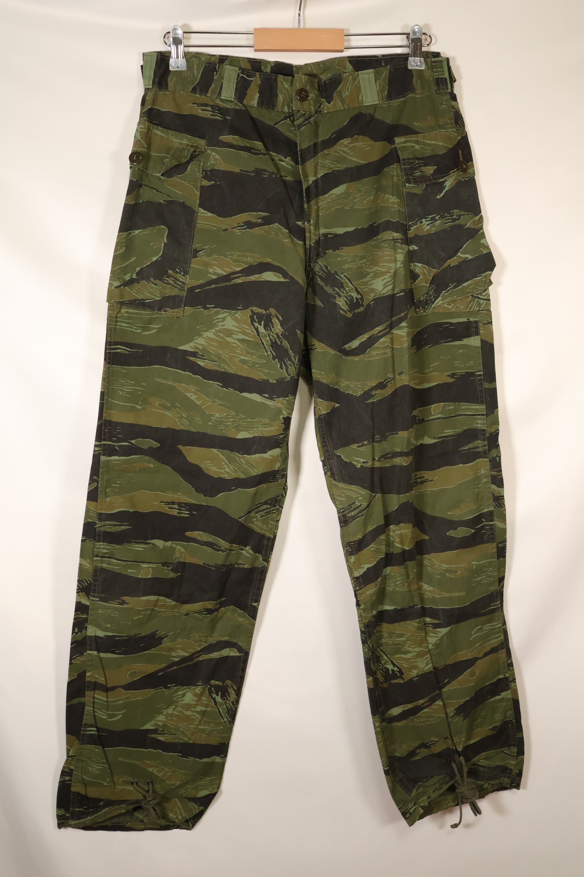 1960s VNMC Tiger Stripe Pattern Hunting Pants, Post-War Surplus Fabric, Used