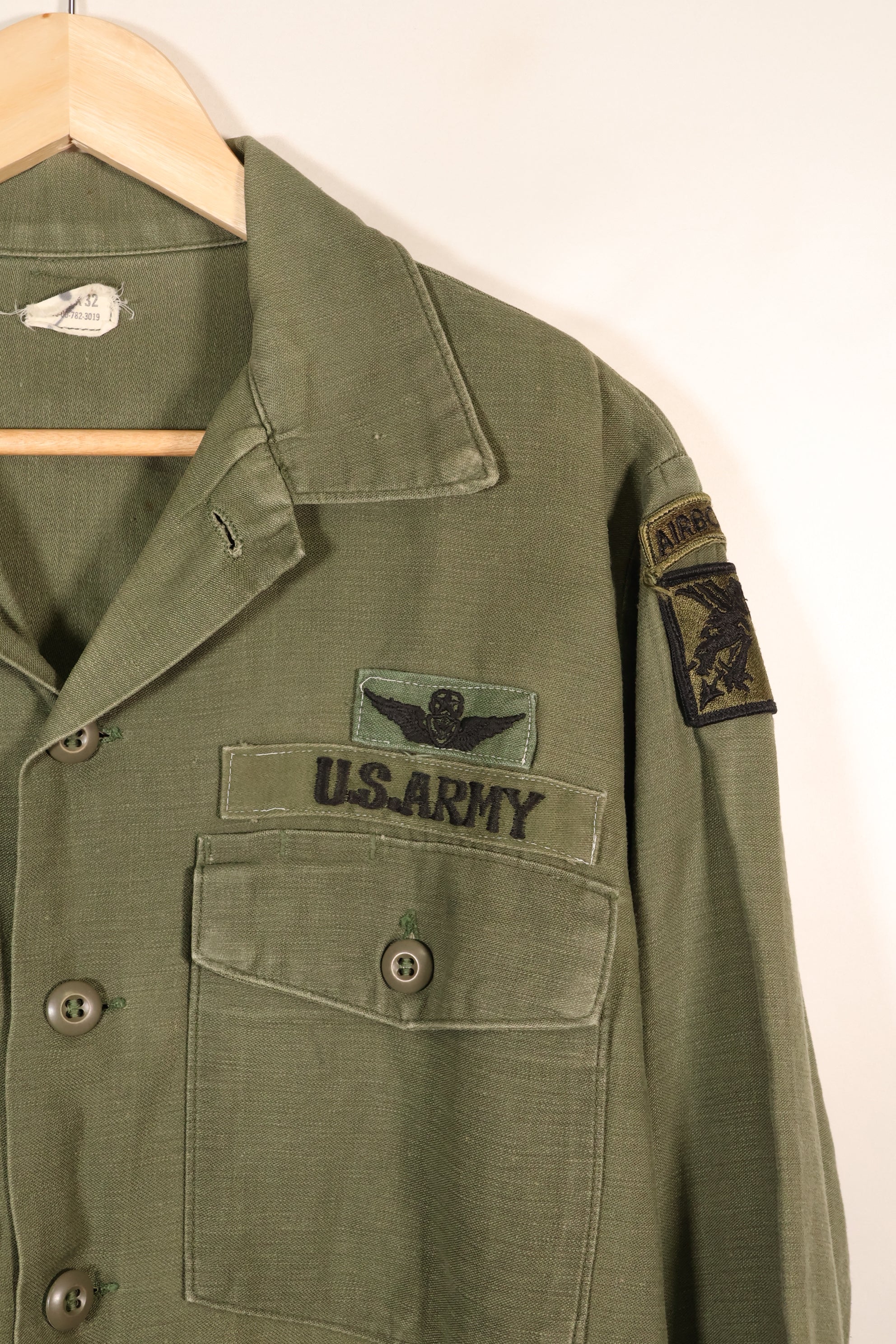 1975 Contract, 16 1/2 x 32, OG-107, Utility Shirt, With Added Patch, Used