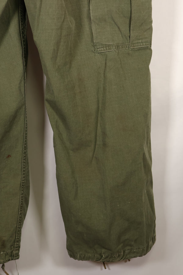 1969年頃　M-Sサイズ　4th Model ジャングルファティーグ　パンツ　中古品　映画会社放出