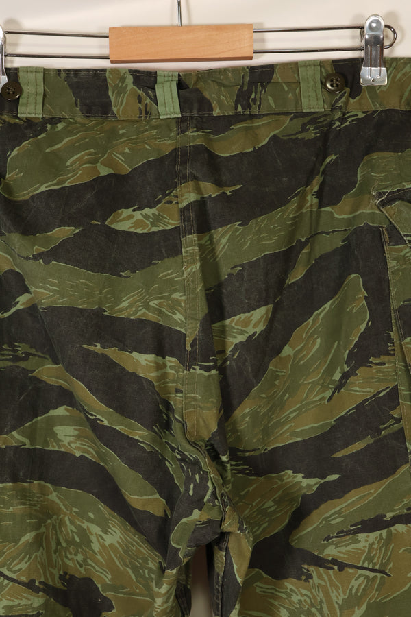 1960s VNMC Tiger Stripe Pattern Hunting Pants, Post-War Surplus Fabric, Used