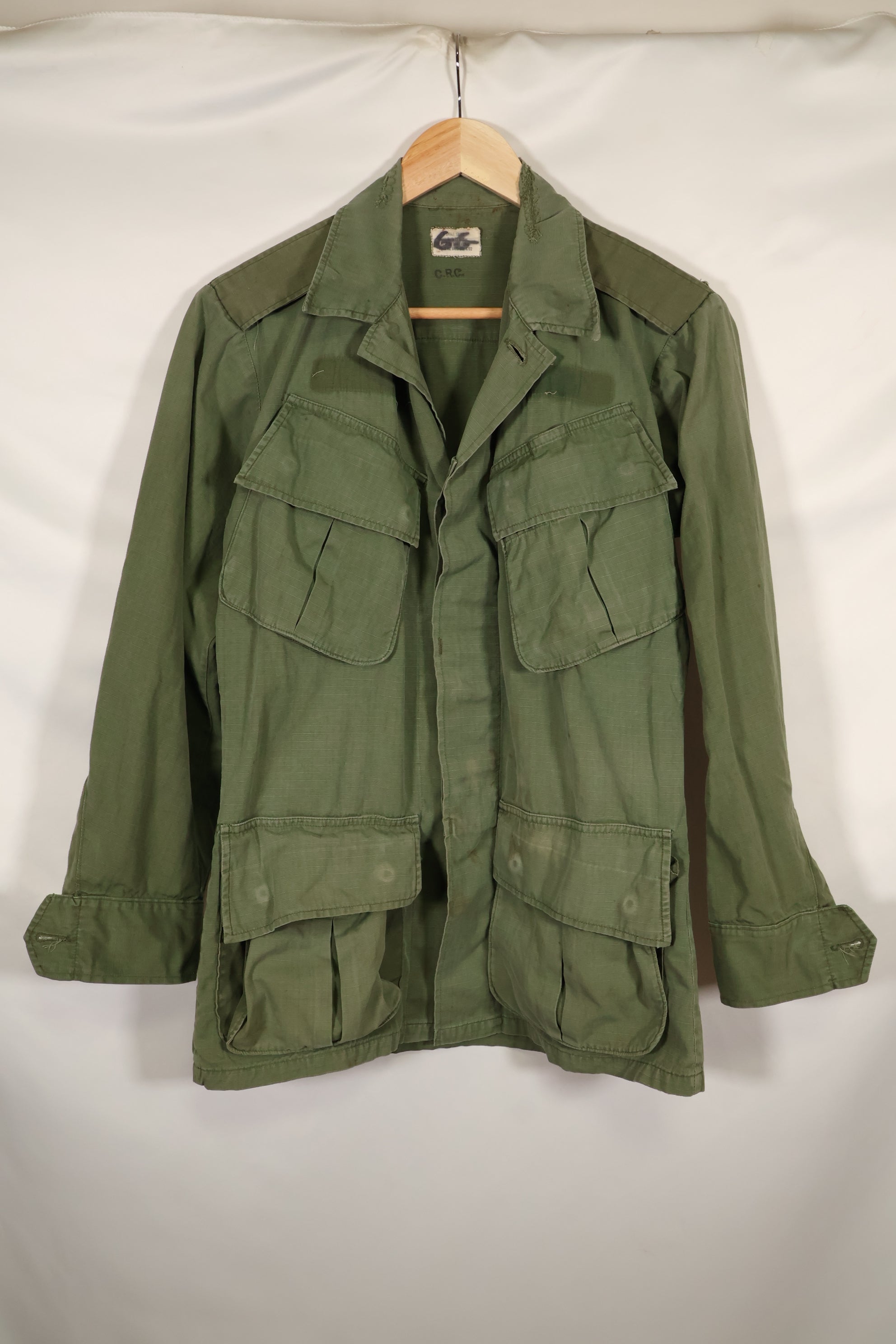 1968 Contract X-SMALL-SHORT 4th Model Jungle Fatigue Jacket Used Film Company Release
