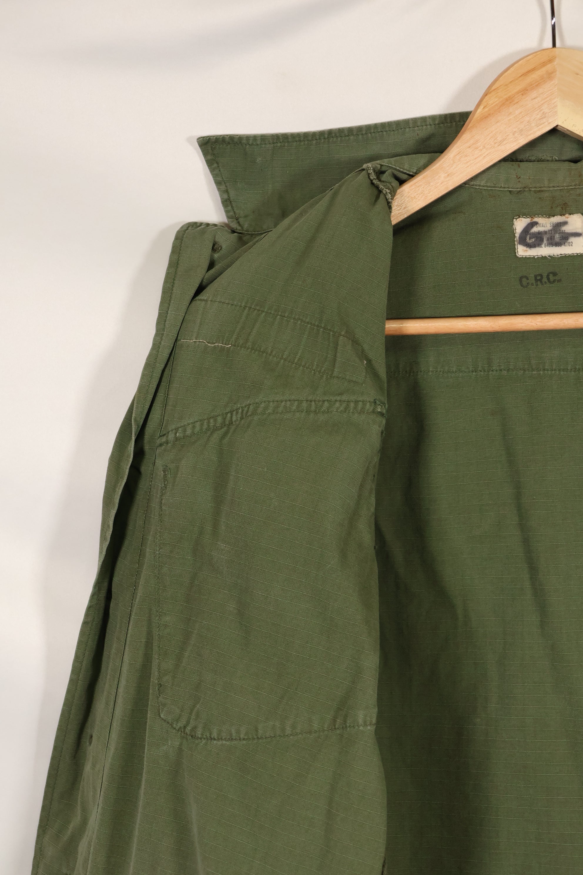 1968 Contract X-SMALL-SHORT 4th Model Jungle Fatigue Jacket Used Film Company Release