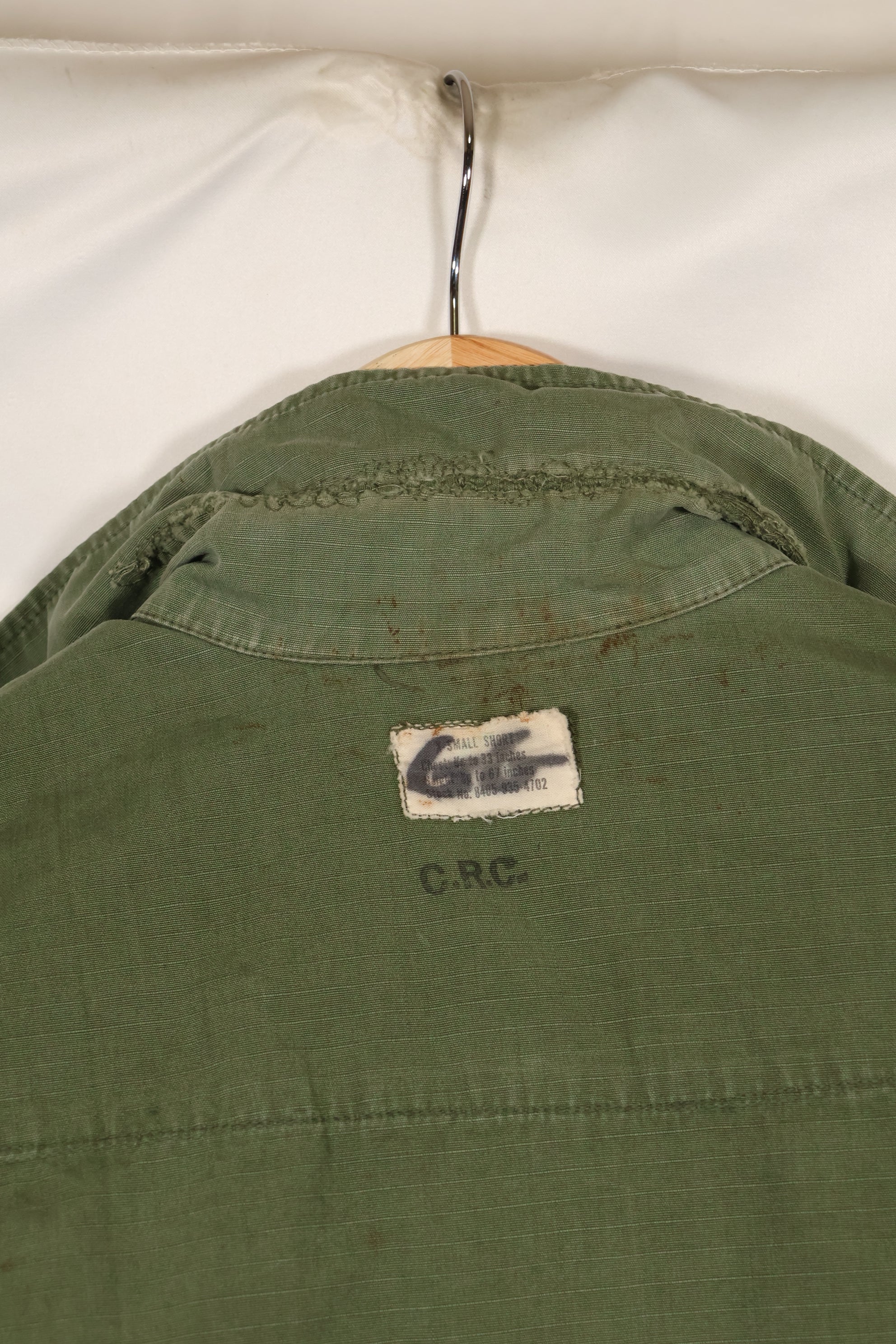 1968 Contract X-SMALL-SHORT 4th Model Jungle Fatigue Jacket Used Film Company Release