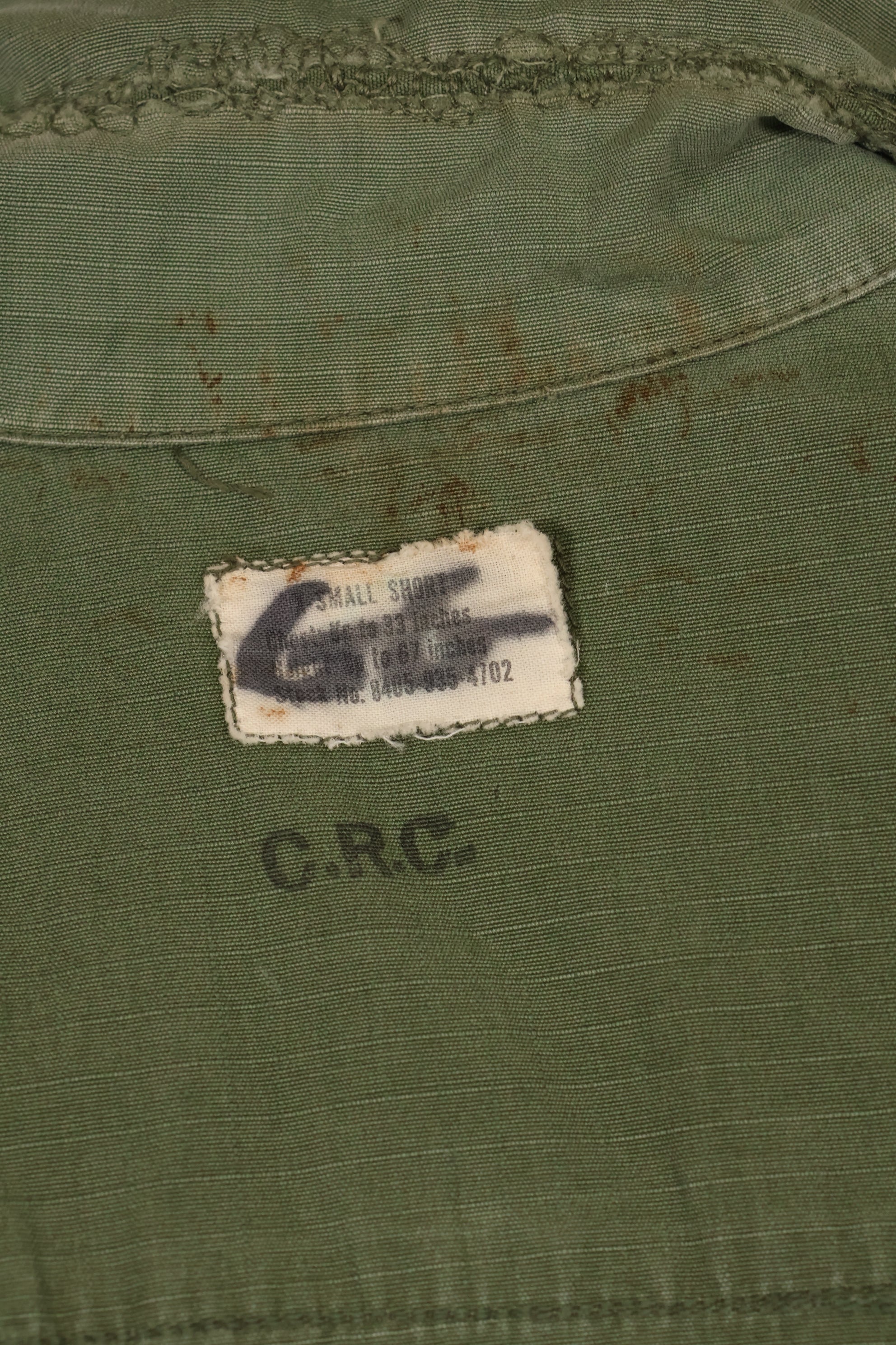 1968 Contract X-SMALL-SHORT 4th Model Jungle Fatigue Jacket Used Film Company Release