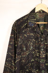 1970s Thai Border Patrol “Shadow Tiger” Locally Made Tiger-Stripe Shirt, Used, Grade A