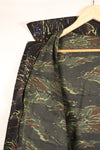 1970s Thai Border Patrol “Shadow Tiger” Locally Made Tiger-Stripe Shirt, Used, Grade A