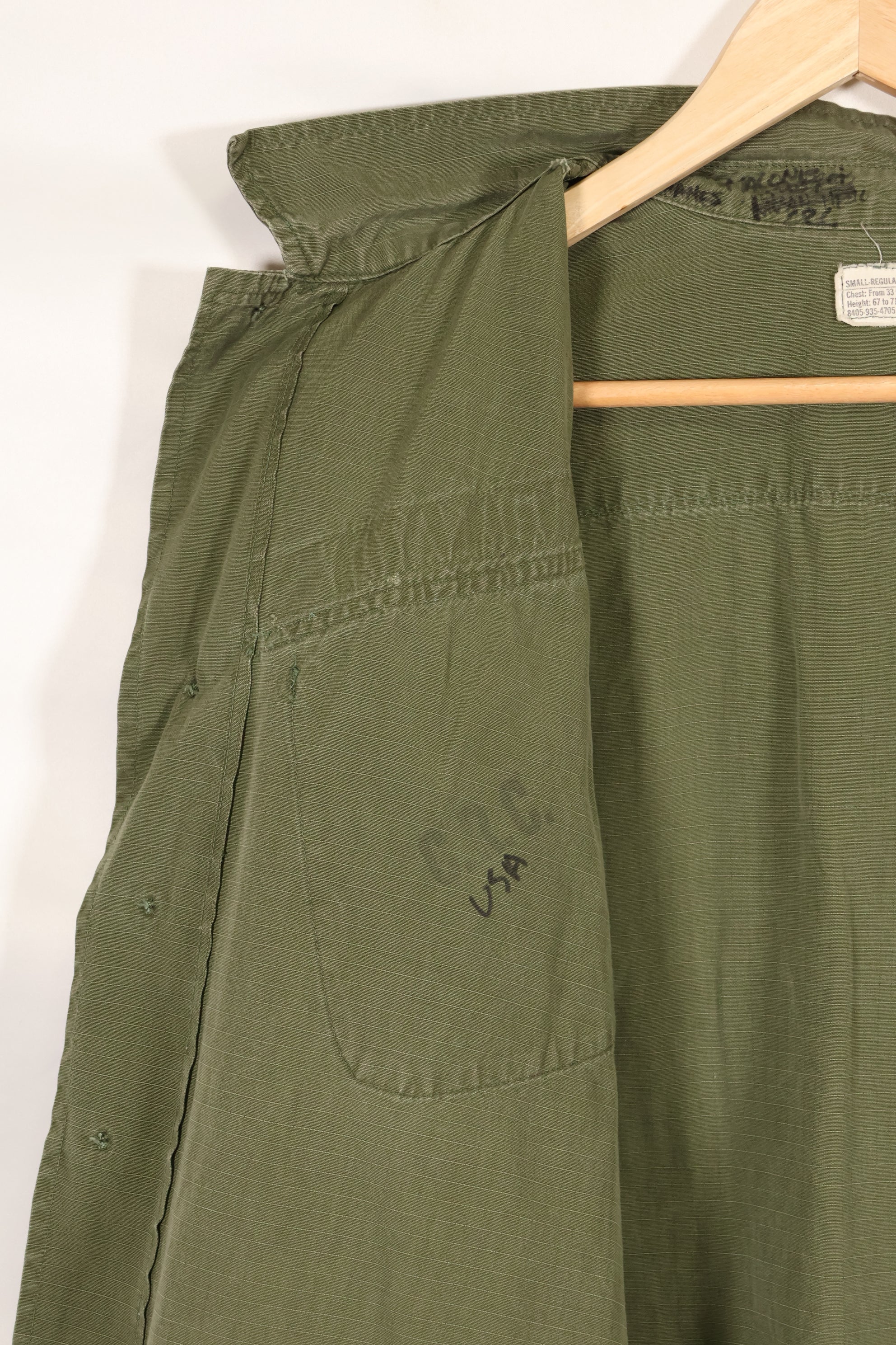 1970年頃　S-Rサイズ　4th Model ジャングルファティーグ　ジャケット　中古品　映画会社放出