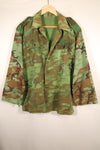 Early 1970s, Large Size, ARVN, South Vietnamese Airborne Division, Leaf Camouflage Shirt, Repaired, Used