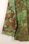 Early 1970s, Large Size, ARVN, South Vietnamese Airborne Division, Leaf Camouflage Shirt, Repaired, Used