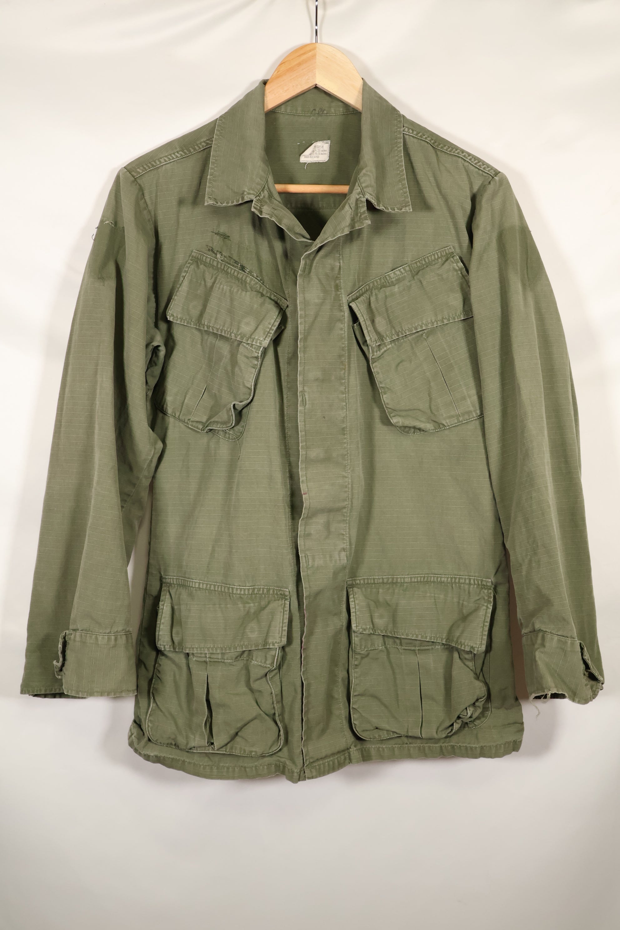 1969年頃　XS-Rサイズ　4th Model ジャングルファティーグ　ジャケット　中古品　映画会社放出