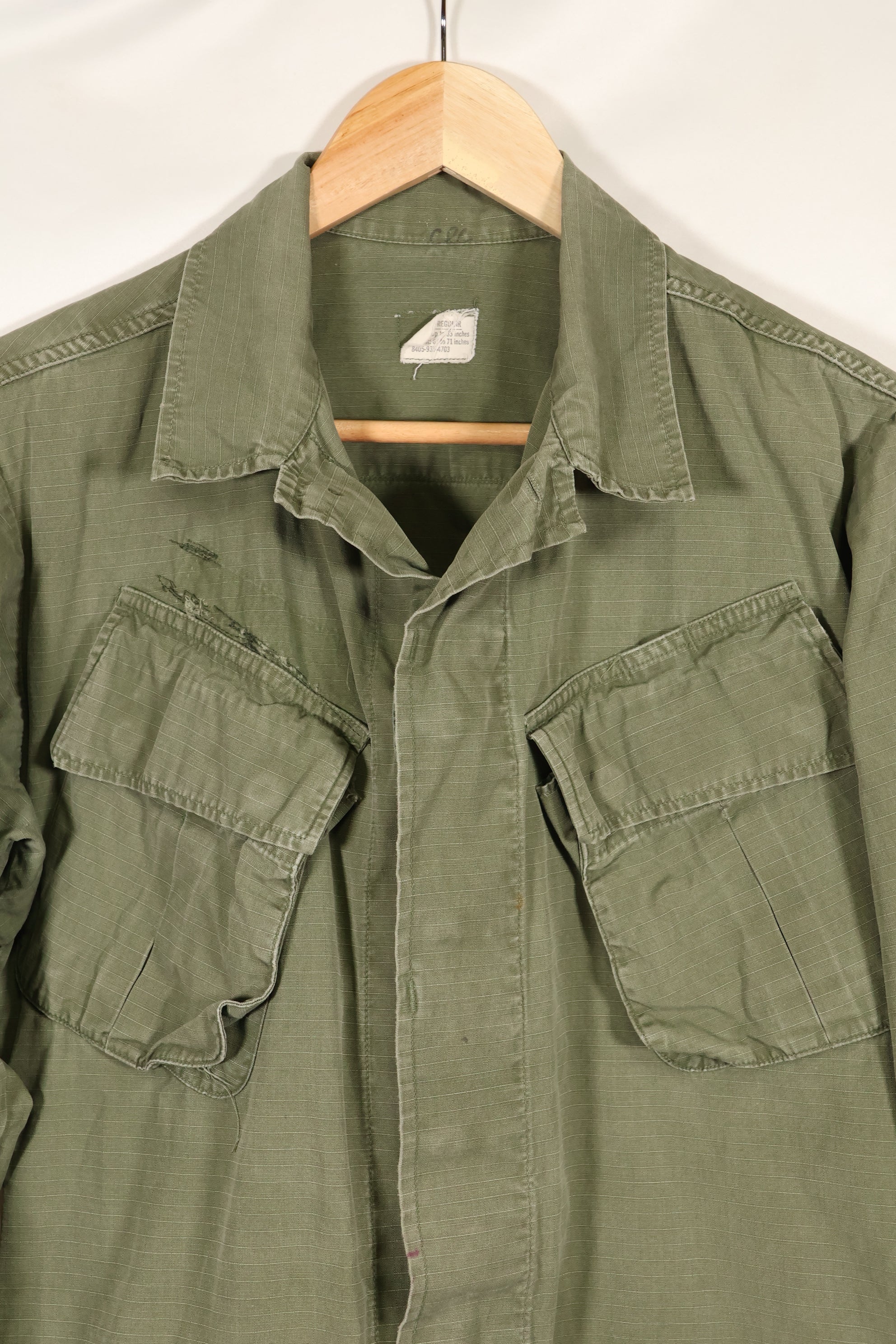 1969年頃　XS-Rサイズ　4th Model ジャングルファティーグ　ジャケット　中古品　映画会社放出