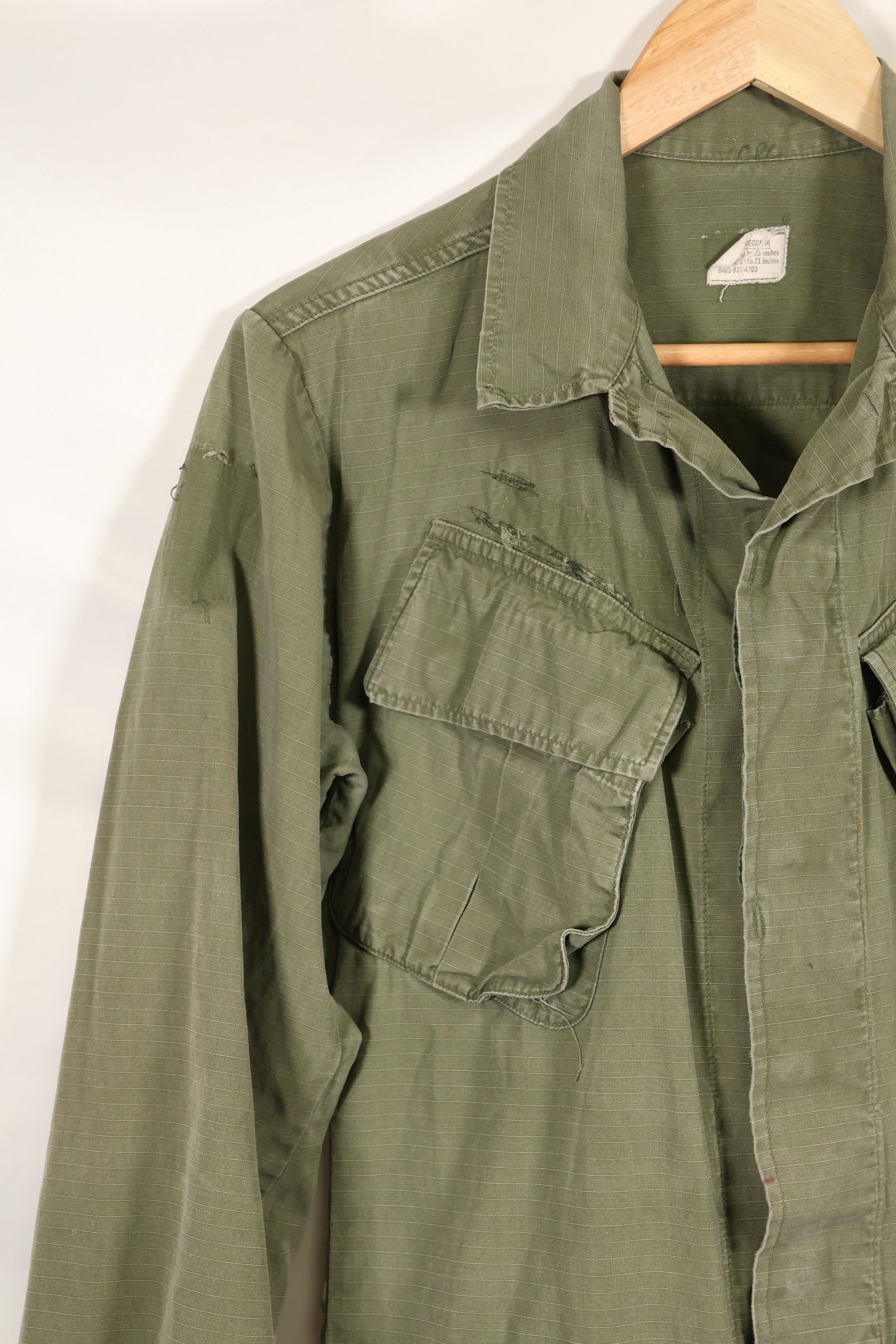 1969年頃　XS-Rサイズ　4th Model ジャングルファティーグ　ジャケット　中古品　映画会社放出