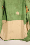 Early 1970s, Large Size, ARVN, South Vietnamese Airborne Division, Leaf Camouflage Shirt, Repaired, Used