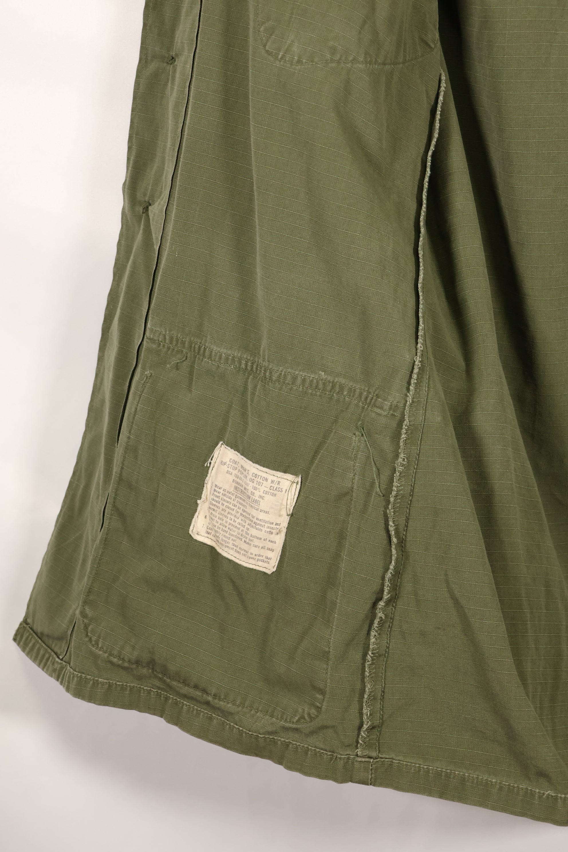 1969年頃　XS-Rサイズ　4th Model ジャングルファティーグ　ジャケット　中古品　映画会社放出 B