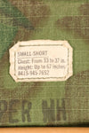 1969 Contract, S-S, ERDL Green Leaf Camo, Jungle Fatigue Jacket, Short-Sleeve Custom, Used
