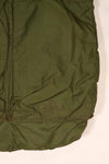 Real 1970 U.S. Army helmet bag, ERDL camouflage lining, rare, used.