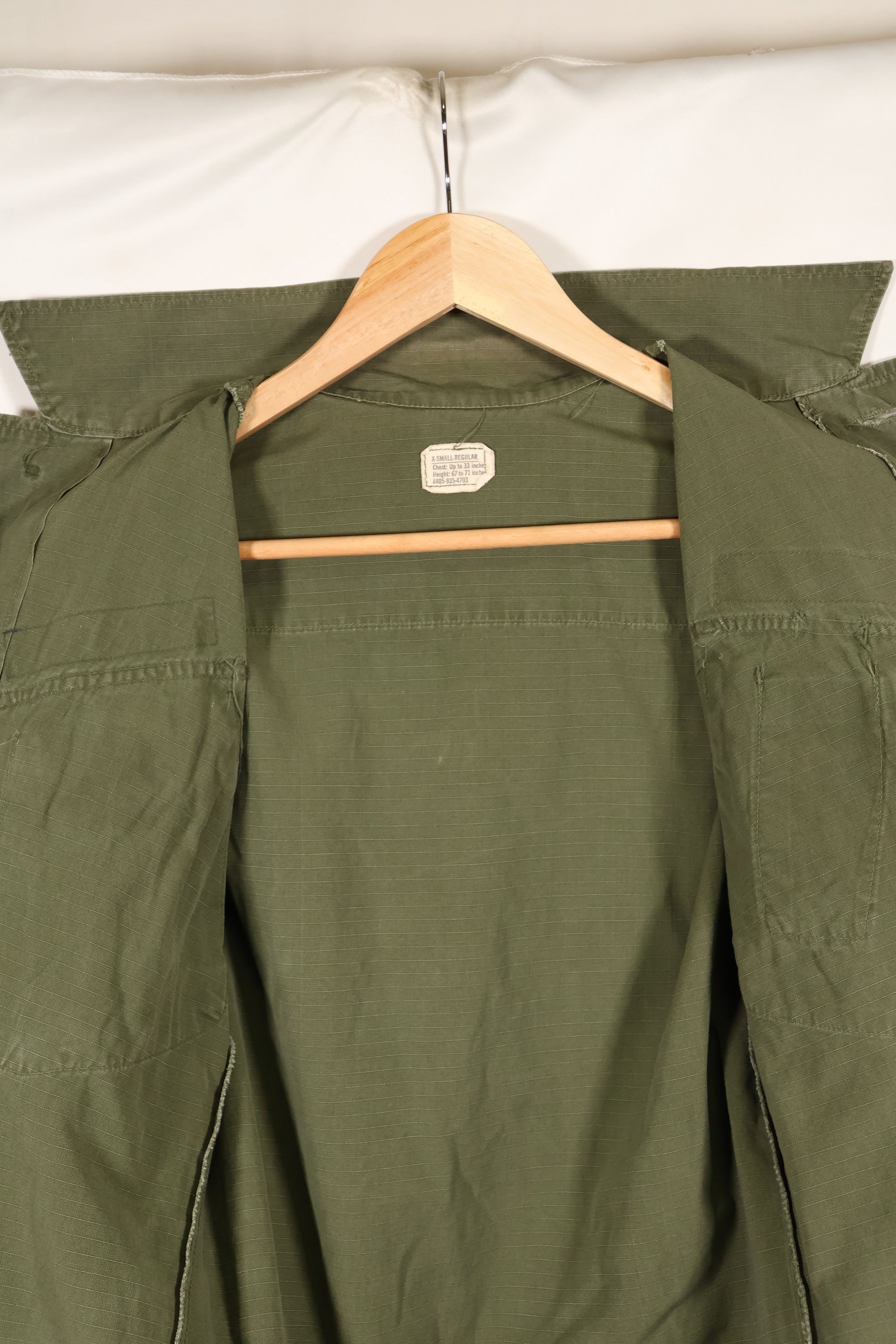 1969年頃　XS-Rサイズ　4th Model ジャングルファティーグ　ジャケット　中古品　映画会社放出 B