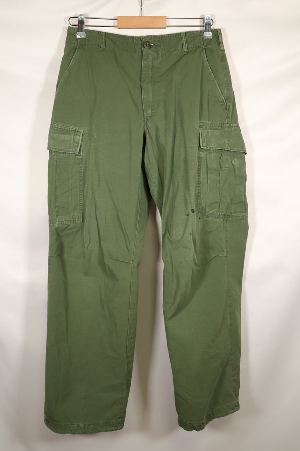 1968年頃　S-Rサイズ　4th Model ジャングルファティーグ　パンツ　中古品　映画会社放出