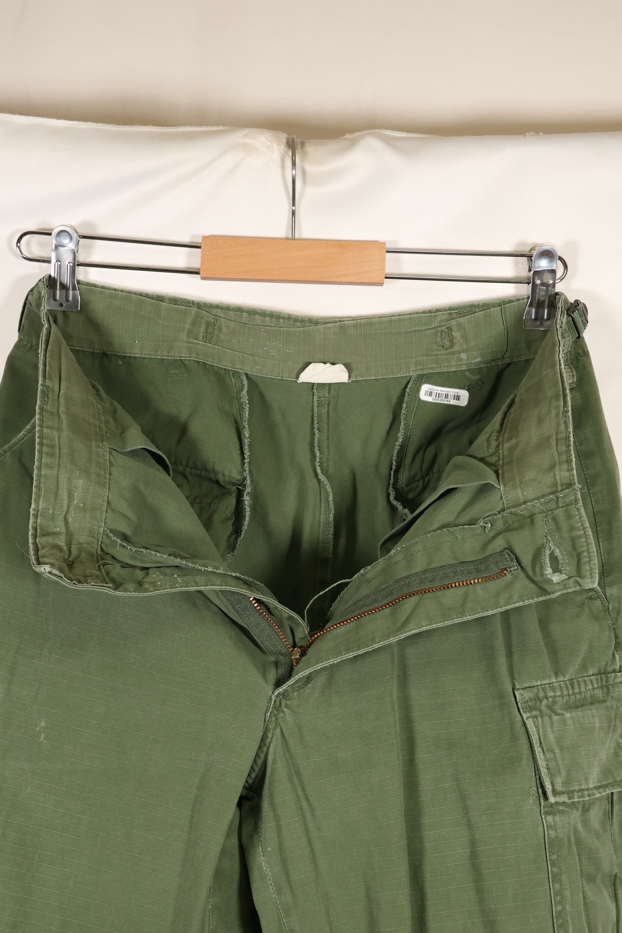 1968年頃　S-Rサイズ　4th Model ジャングルファティーグ　パンツ　中古品　映画会社放出