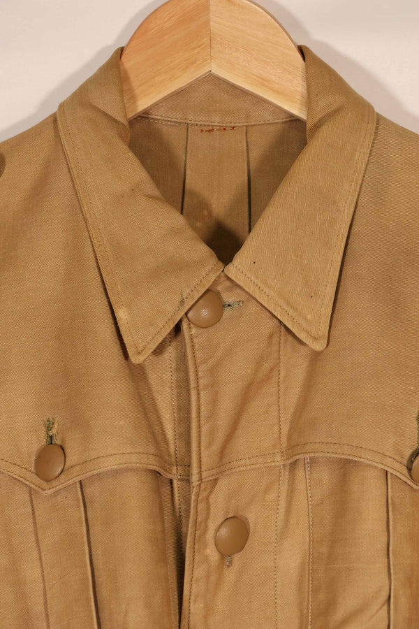 実物　1940年代　ドイツ軍　サファリアーナジャケット　ボタン欠損あり　中古品