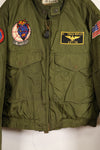 1974 Contract, 46R, U.S. Navy, G-8 WEP Jacket, TOP GUN Instructor Jacket, Used