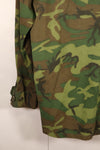 1969 Contract, M-R, U.S. Army ERDL Green Leaf Camo, Jungle Fatigue Jacket, Used
