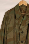 実物　1940年代　ドイツ軍　スプリンター迷彩　ローカルメイド　フィールドジャケット　中古品