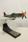 Autographed P-51 Mustang by Air Force Brigadier General Chuck Yeager, used model.