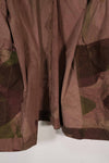 実物　1940年代　WWII 英軍　Windproof迷彩　インドシナ戦争　ジッパーカスタムジャケット　中古品