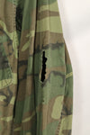 Real ERDL non ripstop jungle fatigues jacket, used, scratches, etc. B