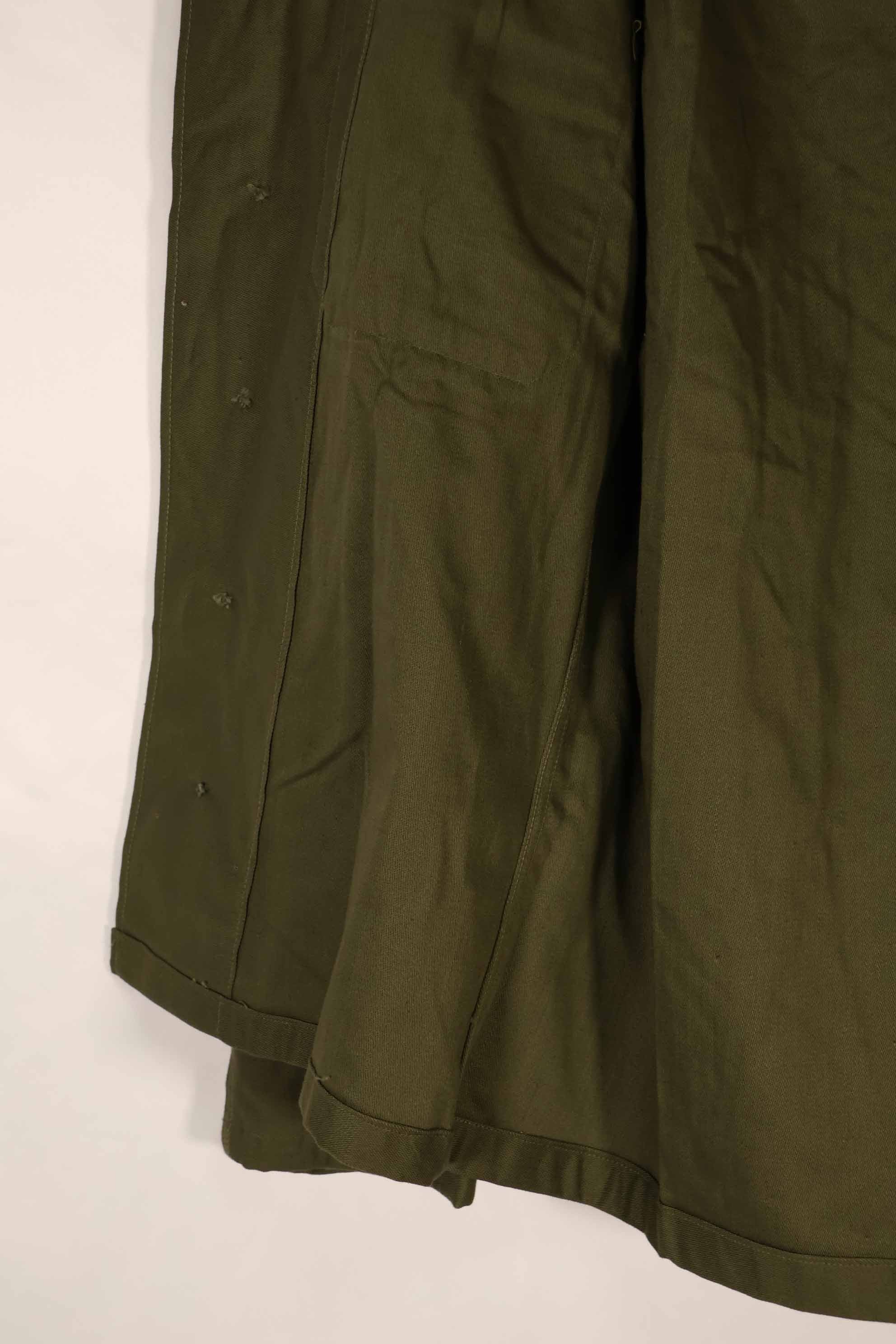 เสื้อเชิ้ต OG-107 Utility ของกองทัพสหรัฐฯ ปี 1960 ของแท้ ไซส์เล็ก สินค้าหมดสต็อก